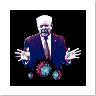 Glitch Trump Posters and Art